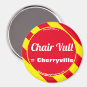 Vorsitz Vull = Cherryville Magnet (Vorderseite/Rückseite)