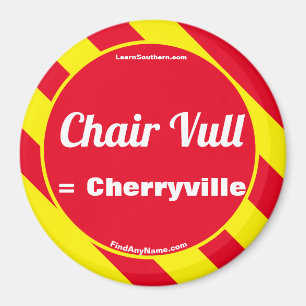 Vorsitz Vull = Cherryville Magnet