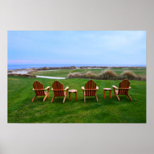 Vorsitzende des Achtzehnten Loch, Insel Kiawah Poster