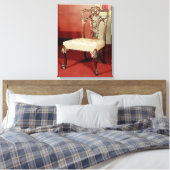 Vorsitzender, Design "Director" Chippendale, c.176 Leinwanddruck (Insitu (Schlafzimmer))