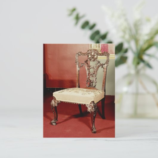 Vorsitzender, Design "Director" Chippendale, c.176 Postkarte (Stehend Vorderseite)