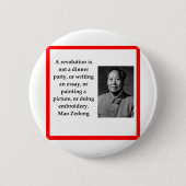 Vorsitzender Mao Button (Vorderseite)