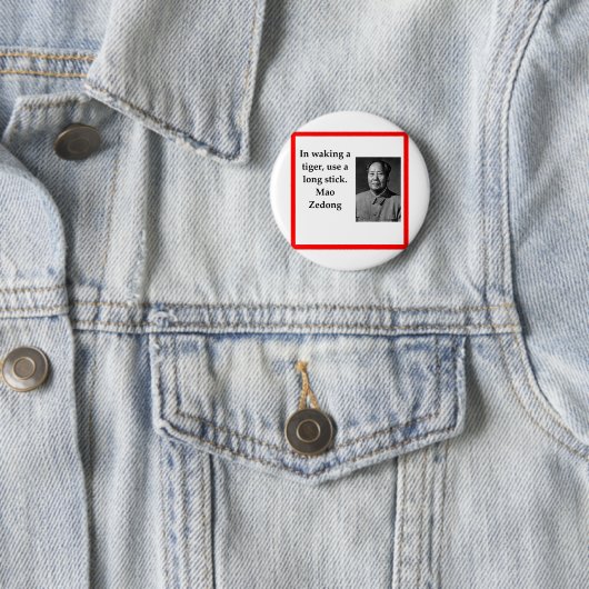 Vorsitzender Mao Button (Beispiel)