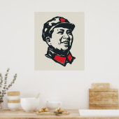 Vorsitzender Mao Portrait Poster (Küche)