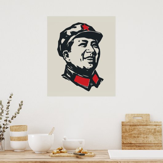 Vorsitzender Mao Portrait Poster (Küche)