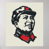 Vorsitzender Mao Portrait Poster (Vorne)