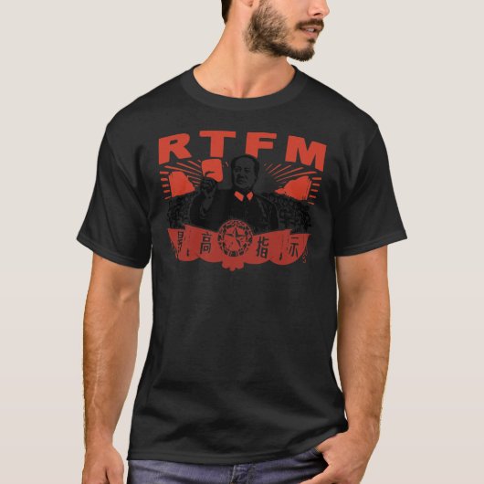 Vorsitzender Mao RTFM Roy Essential T - Shirt (Vorderseite)