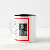 Vorsitzender Mao Zweifarbige Tasse (Vorderseite Links)