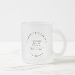 Vorsitzender Mattierter Glass Coffee Tasse