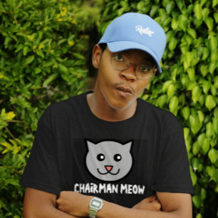 Vorsitzender Meow, Black Cat T - Shirt für Typ