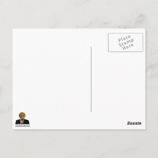 Vorsitzender - Postcard Postkarte (Rückseite)