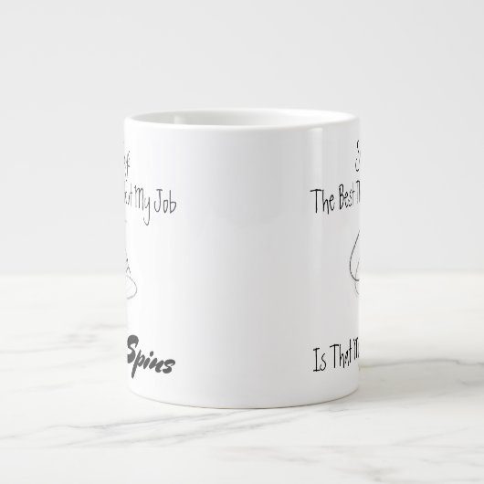 Vorsitzender Spin Jumbo Tasse (Vorderseite)