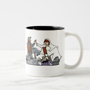 Vorsitzender Tanz II Zweifarbige Tasse