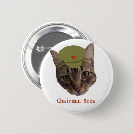 VorsitzenderMeow Button (Vorne & Hinten)