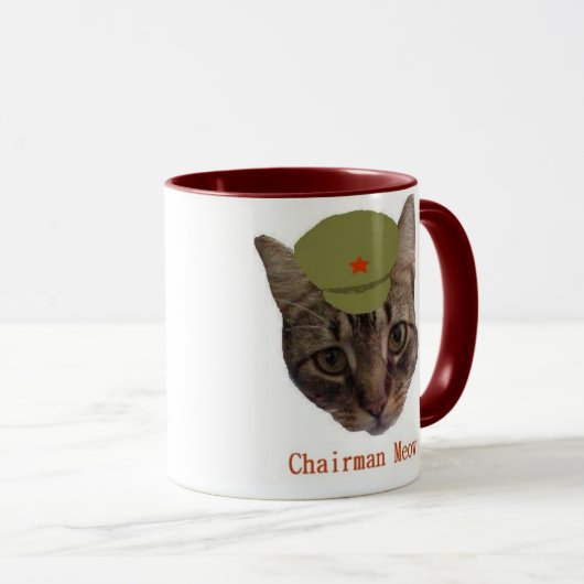 Vorsitzendermeow-Tasse Tasse (VorderseiteRechts)