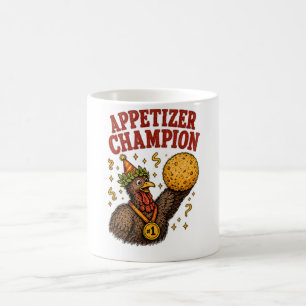 Vorspeisen-Champion Truthahn Thanksgiving-Design Kaffeetasse