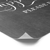 Vorspeisen Hochzeitstag Poster (Ecke)