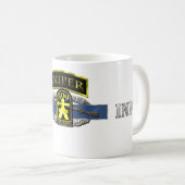 Vorsprung 509. Geronimo der Scharfschütze-11B Kaffeetasse (VorderseiteRechts)