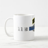 Vorsprung 509. Geronimo der Scharfschütze-11B Kaffeetasse (Links)