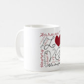 Vorsprungs-Collage - ändern Sie Farbe Kaffeetasse (Vorderseite Links)