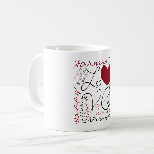 Vorsprungs-Collage - ändern Sie Farbe Kaffeetasse (Vorderseite Links)