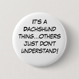 VorstadtChicagoland Dackel-Liebhaber Button