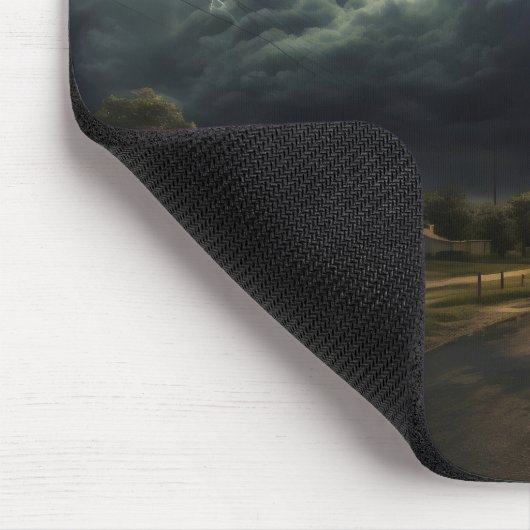 Vorstädte Gewitter Mousepad (Ecke)