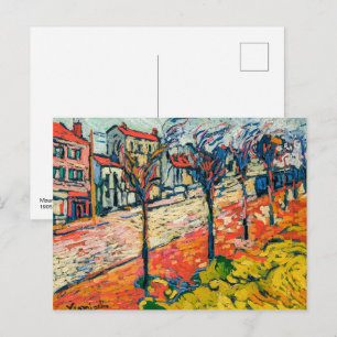 Vorstadtlandschaft Maurice de Vlaminck Postkarte