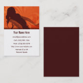 Vorstadtsonnenaufgang-Profil-Visitenkarte Visitenkarte (Vorne/Hinten)