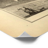 Vorstadtwohnsitz des Radfahrers Poster (Ecke)