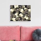 Vorstand der Schachfiguren Leinwanddruck (Insitu (Wohnzimmer))