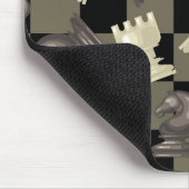 Vorstand der Schachfiguren Mousepad (Ecke)