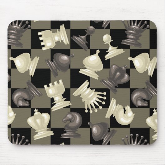 Vorstand der Schachfiguren Mousepad (Vorne)