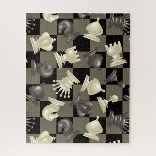 Vorstand der Schachfiguren Puzzle (Vertikal)