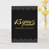 Vorstandskarte zum Jubiläum eines Mitarbeiters Karte (Gelbe Blume)