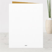 Vorstandskarte zum Jubiläum eines Mitarbeiters Karte (Rückseite)