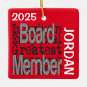 Vorstandsmitglied Außerordentlicher CUSTOM Keramikornament (Vorderseite)