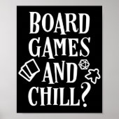 Vorstandsspiele und Chill Meeple Poster (Vorne)