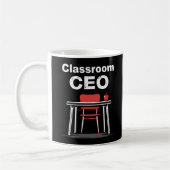 Vorstandsvorsitzender von Classroom Funny Teacher Kaffeetasse (Links)