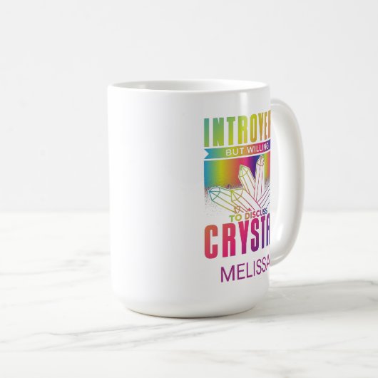 Vorstellung, aber Bereitschaft, über Crystal Custo Kaffeetasse (VorderseiteRechts)