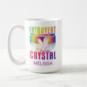 Vorstellung, aber Bereitschaft, über Crystal Custo Kaffeetasse (Links)