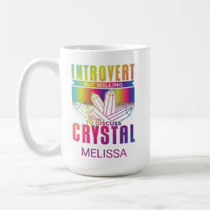 Vorstellung, aber Bereitschaft, über Crystal Custo Kaffeetasse