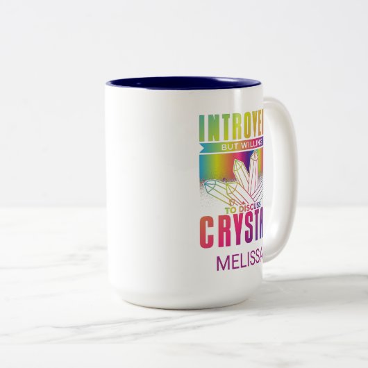 Vorstellung, aber Bereitschaft, über Crystal Custo Zweifarbige Tasse (VorderseiteRechts)