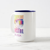 Vorstellung, aber Bereitschaft, über Crystal Custo Zweifarbige Tasse (Vorderseite Links)