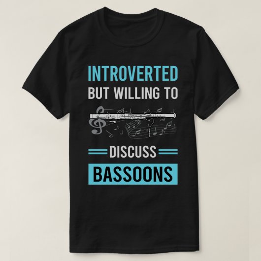 Vorstellung Bassoonist T-Shirt (Design vorne)