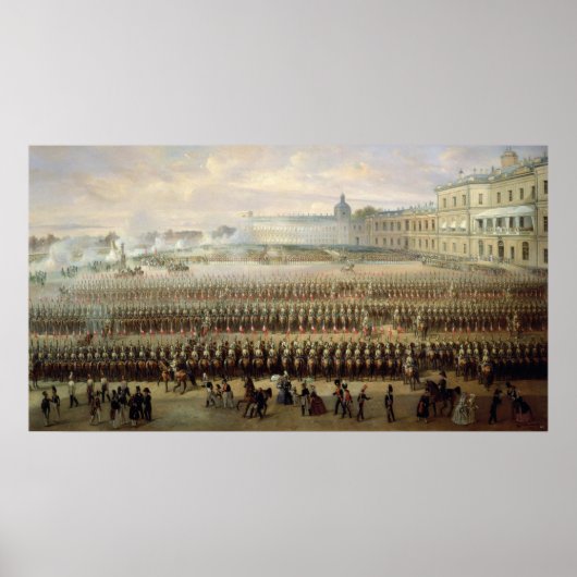 Vorstellung des Paul-I-Gedenkens in Gatchina Poster (Vorne)