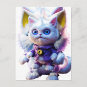 Vorstellung des rätselhaften CGI-Monsters "Weiße K Postkarte (Vorderseite)