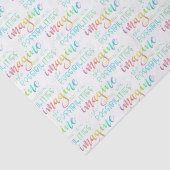 VORSTELLUNG DES Sprichworts MÖGLICHKEITEN Seidenpapier (Detail)