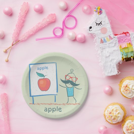 Vorstellung eines Apfels Pappteller (Party)