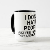 Vorstellung eines Zitats Tasse (Vorderseite Links)